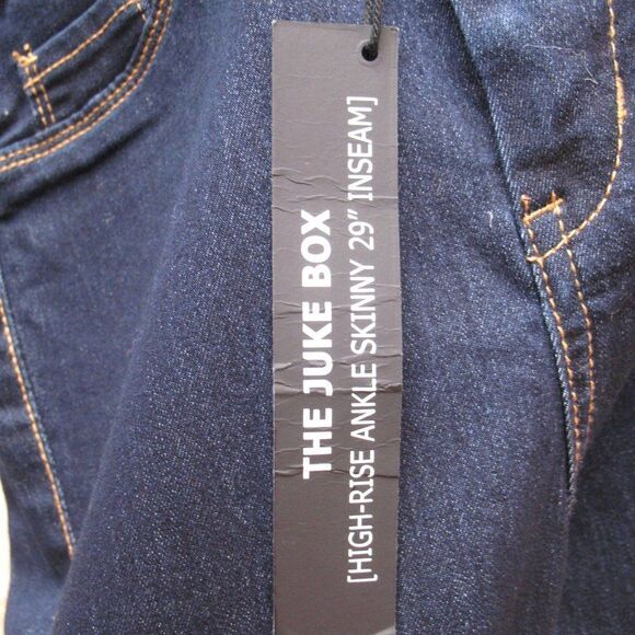 NWT Blank NYC High Waist Stretch Ankle Skinny Jeans Dark Wash - Picture 10 of 11